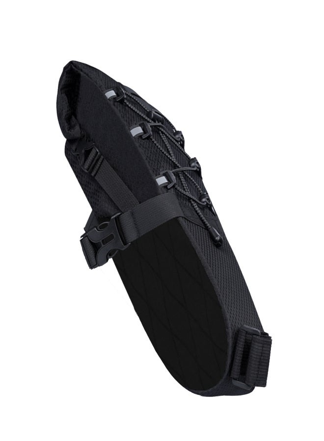 إنلي حقيبة سرج دراجة بسعة 5.8 لتر، حقيبة كبيرة توضع تحت المقعد للدراجات الجبلية والطرقية، مناسبة للرحلات الطويلة، لون أسود - Image 2