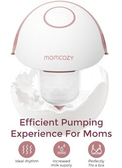 Momcozy Momcozy M6 Hands-Free Wearable Breast Pump, 3 Modes & 9 Levels (2-Pack)  - Image 2
