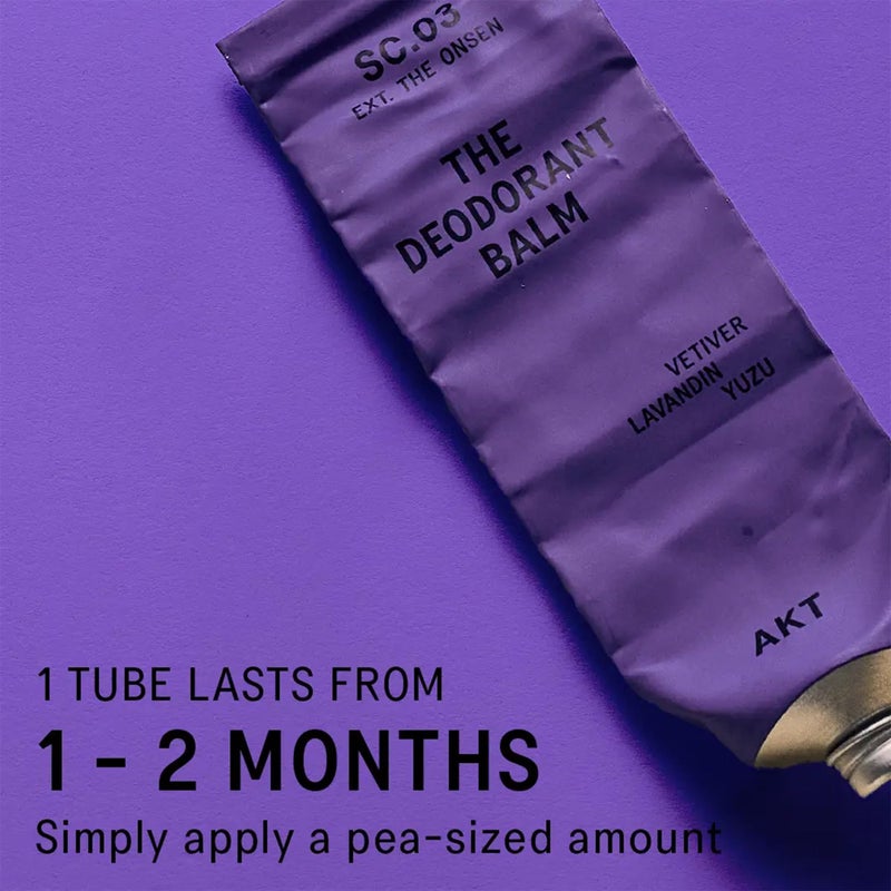 AKT Deodorant Balm 1.7 Fl Oz, Natural Deodorant for Men and Women, Award-Winning, Multi-use, Cream Deo Without Aluminum, Sc.03 The Onsen, Plastic Free, All Genders - Image 3