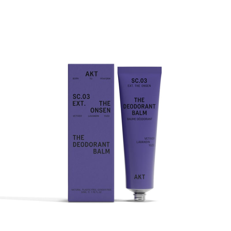 AKT Deodorant Balm 1.7 Fl Oz, Natural Deodorant for Men and Women, Award-Winning, Multi-use, Cream Deo Without Aluminum, Sc.03 The Onsen, Plastic Free, All Genders - Image 1