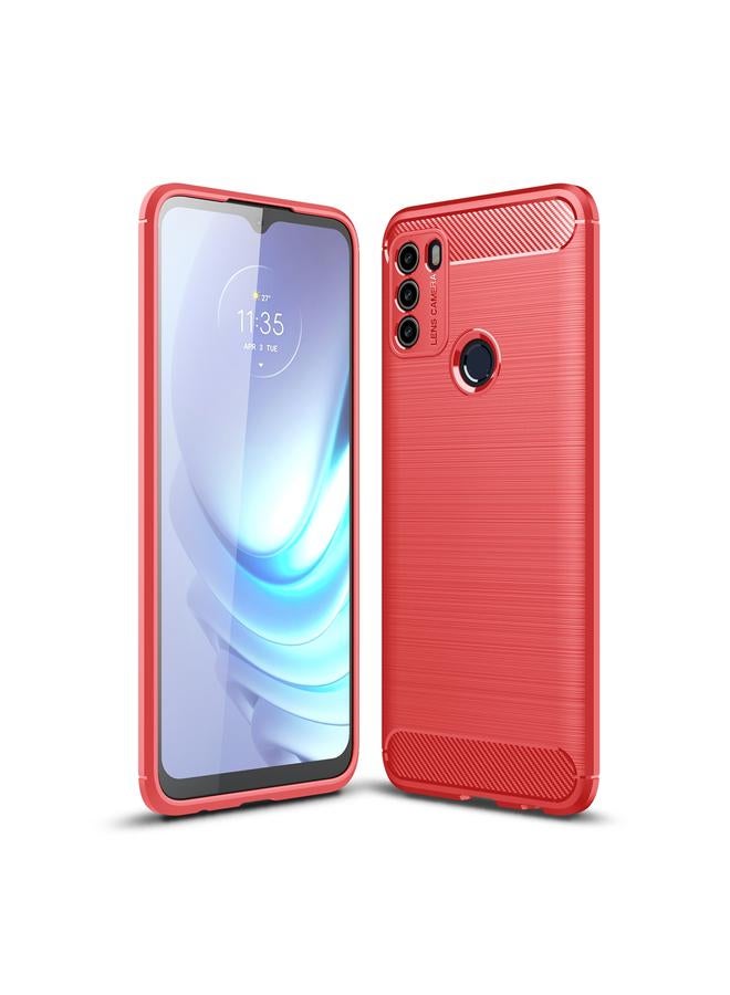 اس-توب جراب لهاتف Motorola Moto G50 مصنوع من ألياف الكربون المصقولة TPU - Image 1