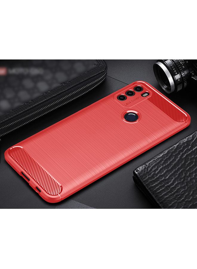 اس-توب جراب لهاتف Motorola Moto G50 مصنوع من ألياف الكربون المصقولة TPU - Image 2