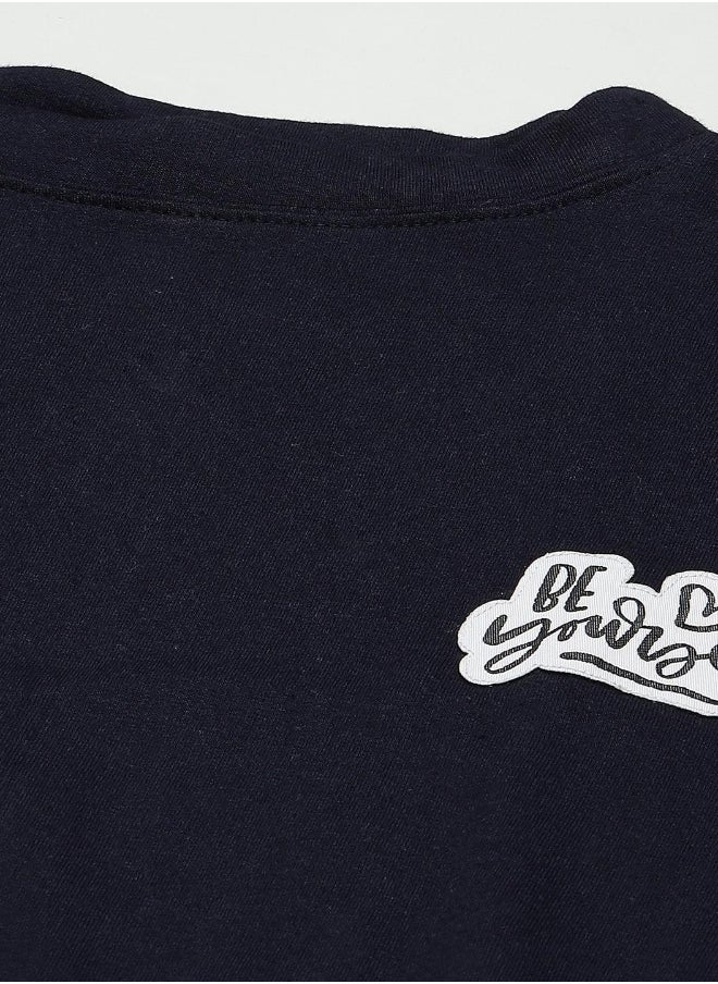 Hubberholme Navy Blue Sweatshirt For Women  - Image 4