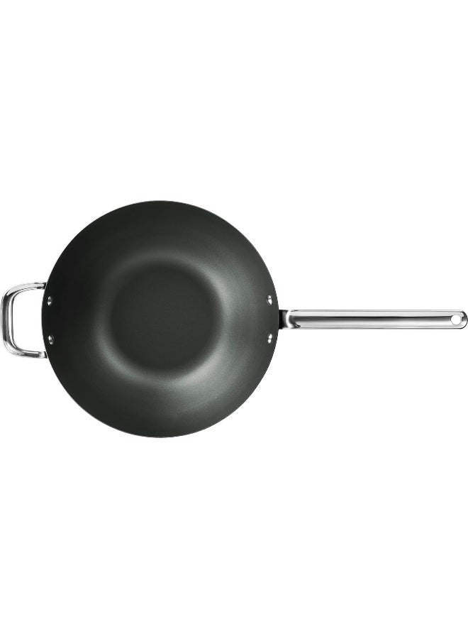 Scanpan Black Iron Wok Pan 30 cm Premium Carbon Steel High Temperature Resistance Multifunctional Pan with Ergonomic Handle Oven Safe - Image 3