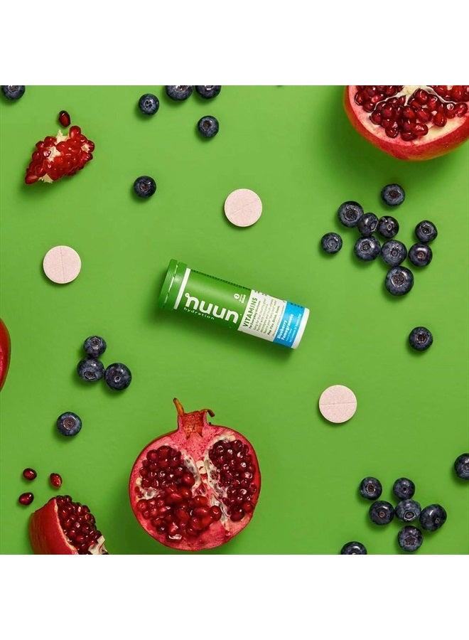 Nuun Vitamins: Blueberry Pomegranate Hydration Supplement (2 Tubes of 12 Tabs)2 - Image 3