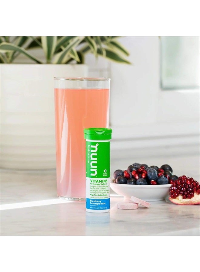 Nuun Vitamins: Blueberry Pomegranate Hydration Supplement (2 Tubes of 12 Tabs)2 - Image 4