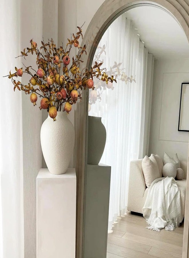Srifoliage Artificial Plants,4Pcs 35" Faux Branches for Vase,Faux Stems,Fake Plants Greenery Stems for Shop Office Kitchen Home Decor (4, Pomegranate) - Image 2