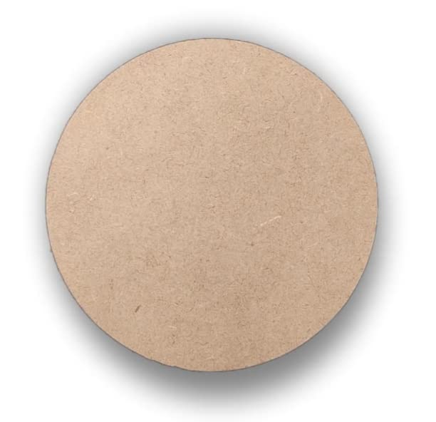 Ditya Crafts MDF Boards for Art and Craft, Wood Round MDF Sheets for Resin Work, Craft Work, DIY MDF Cutouts 10 inches Set of 2 - Image 2