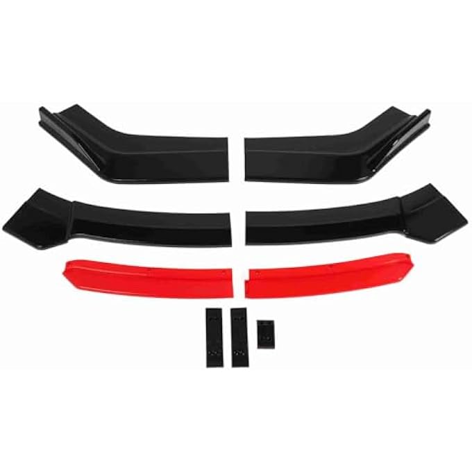 Brilluxa Universal Glossy Black Front Bumper Lip Separator For - Image 3