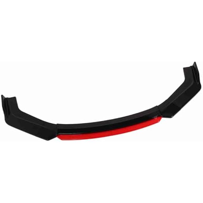 Brilluxa Universal Glossy Black Front Bumper Lip Separator For - Image 2