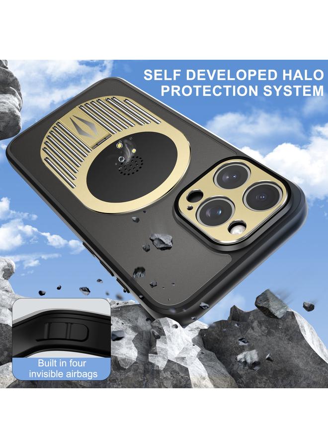 Zaboon Case For iPhone 12 Pro Max Heat Dissipation Aromatherapy MagSafe Holder Phone Case - Image 4