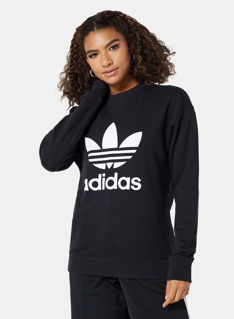 Adidas Logo Printed Crew Neck - Image 1
