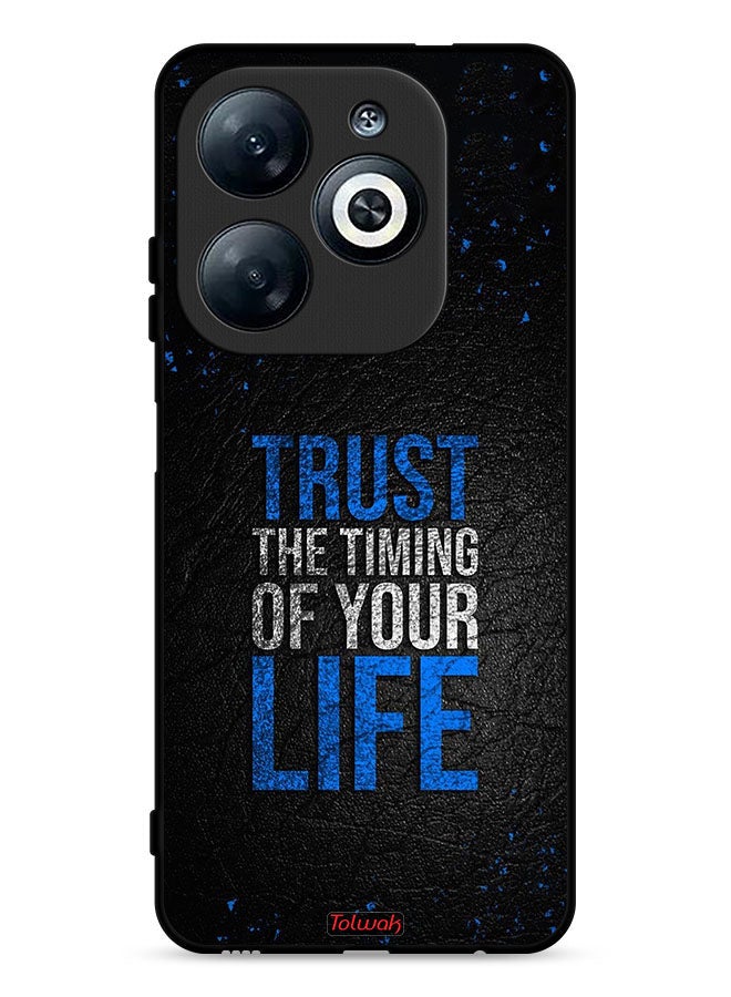 Tolwak Infinix Smart 8 4G Protective Case Cover Trust The Timing Of Your Life - Image 1