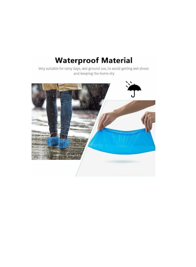 Vaultex Shoe Covers Disposable Non Slip for Indoors 100 Pack(50 pairs) Recyclable Shoe Booties Waterproof Shoe & Boot Covers  - Image 3