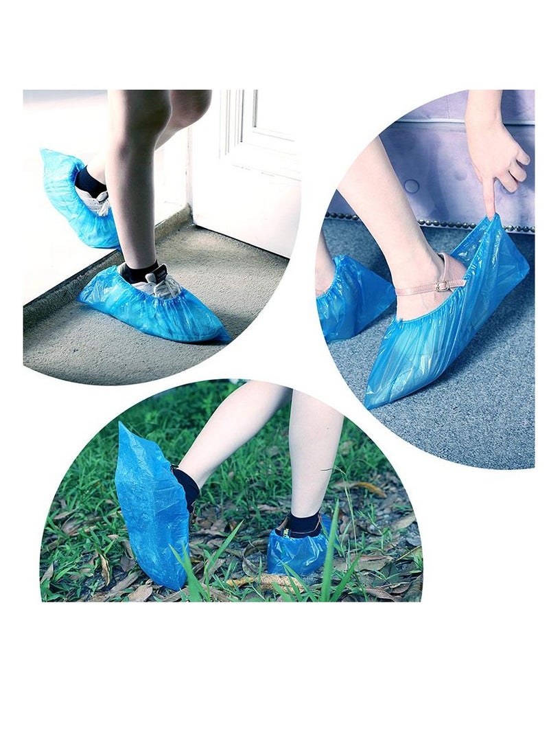 Vaultex Shoe Covers Disposable Non Slip for Indoors 100 Pack(50 pairs) Recyclable Shoe Booties Waterproof Shoe & Boot Covers  - Image 4