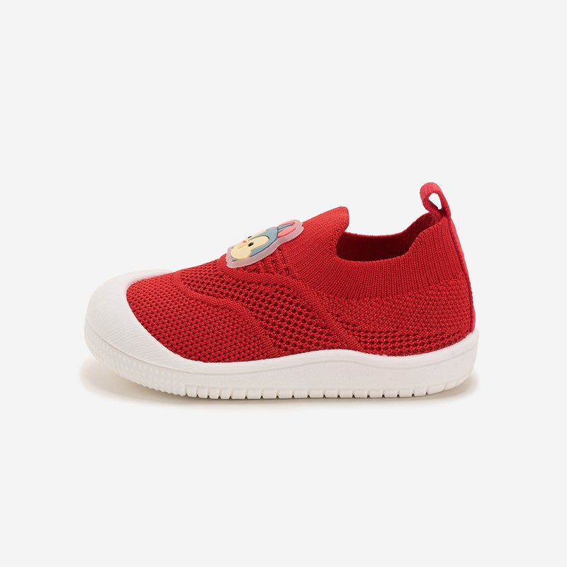 25 New Spring Mesh Breathable Fly Woven Shoes Girl Baby Slip-On Casual Shoes Non-Slip Soft Sole Loafers - Image 1
