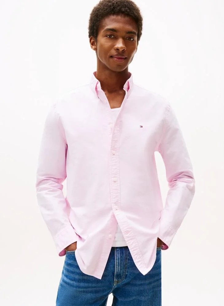 TOMMY HILFIGER Solid Heritage Oxford Regular Fit Shirt