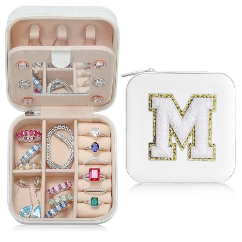 Parima Travel Jewelry Case - White Gift for Female Friends and Bridesmaids - Self Care, Birthday and Bride Gifts - Image 1