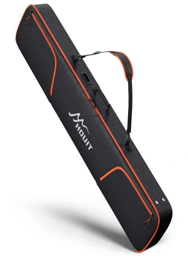 HOUIT Padded Snowboard Bag, Waterproof Snowboard Travel Bags for Air Travel Flying - 1680D Reinforced, Length in 155cm, with Mesh Pocket, Ski Pole Pocket - Image 1