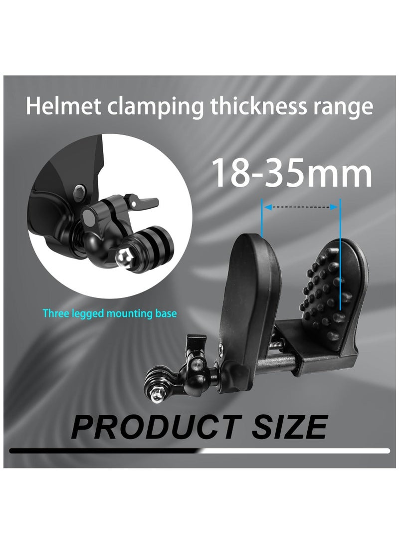 Generic - Motorcycle Helmet Chin Mount Kit Compatible with GoPro Hero 12 11 10 9 8 7 6 5 Black, DJI Osmo Action, Insta360, AKASO, Campark, YI and More Action Camera - Image 1