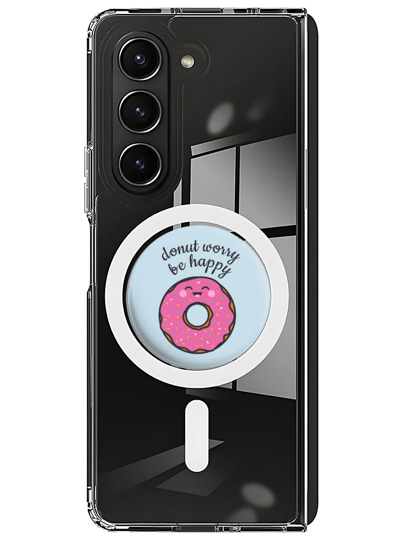 Theodor Magnetic Case for Samsung Galaxy Z Fold 6 Compatible with MagSafe Wireless Charging, Shockproof Phone Bumper Cover dont-be-sorry - Image 1