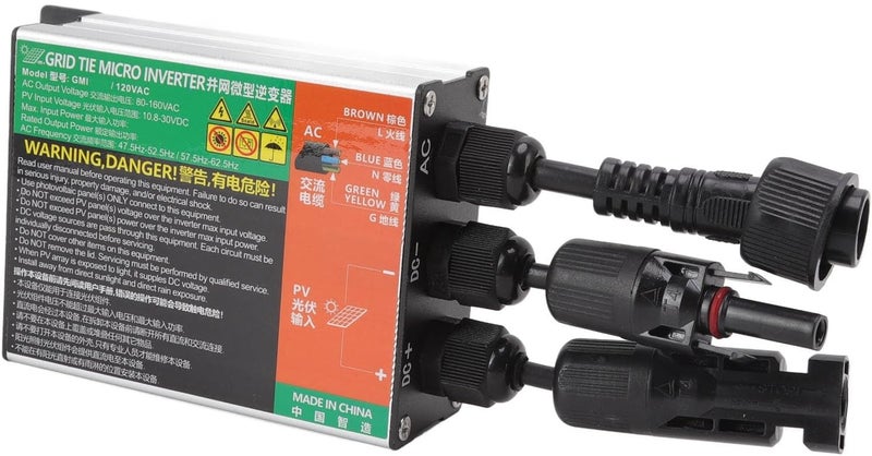 Solar Micro Inversor Grid Tie Solar Microinverter IP55 High Power DC to AC (GMI-120L-AC110V) - Image 1
