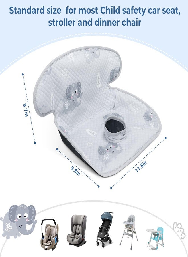 COOLBEBE Car Seat Protector for Potty Training, Dry Waterproof Car Seat Liner Toilet Training for Baby Infant Toddler, Piddle Pads Cover Car Seat Pad for Strollers & Carseat (Grey) - Image 4