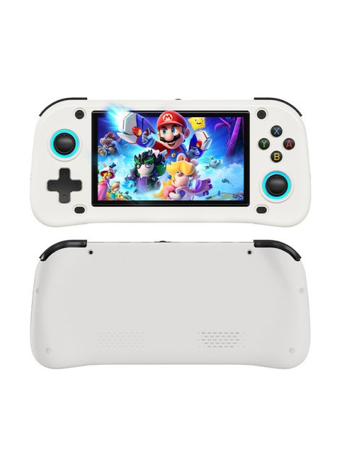 G28 Handheld Game Machine Open Source Handheld HD Large Screen Portable Game Machine Nostalgic Retro Arcade Cross-border-Product Color:64G-Model:G28 White