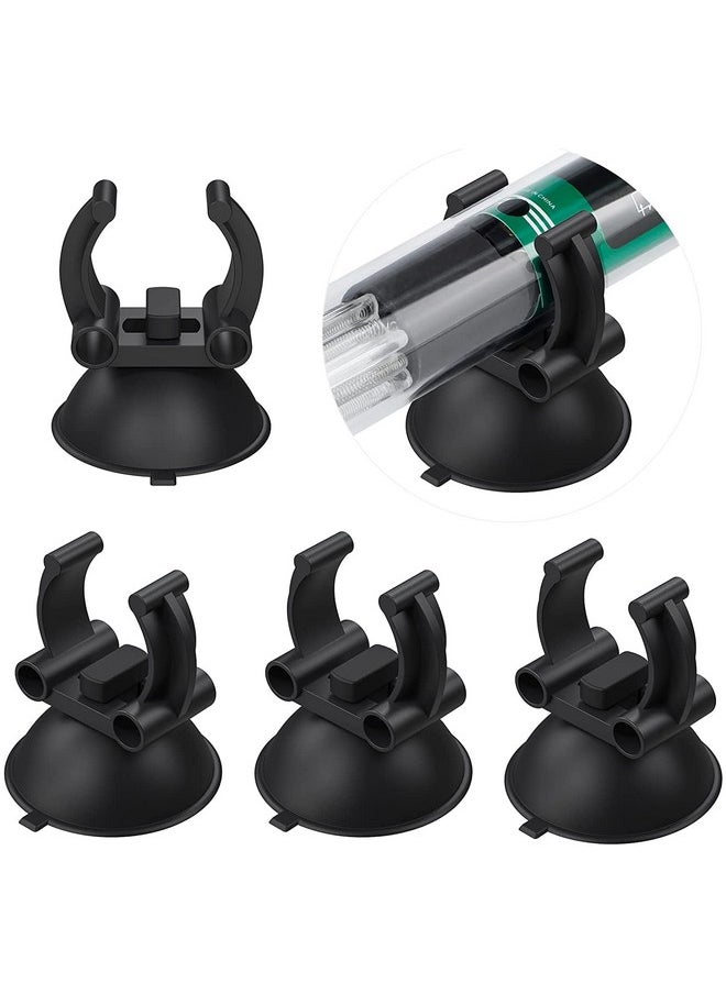 VAYINATO VAYINATO® Heater, Light Suction Cups Portable Standard Plastic Sucker Clamps, Airline Tube Clips for Fish Tank Aquarium (Pack of 4) by Petzlifeworld  - Image 1