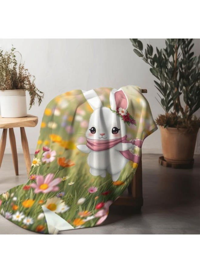 عام بطانية رقيقة من الفانيلا الكرتونية للأطفال أو الطلاب (دافئة ومريحة ومناسبة للنوم والألعاب) 100 سم * 150 سم - 259 - Image 1