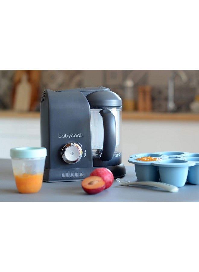 BEABA Silicone Multiportions Baby Food Tray, Oven Safe, Sky, 3 oz - Image 2