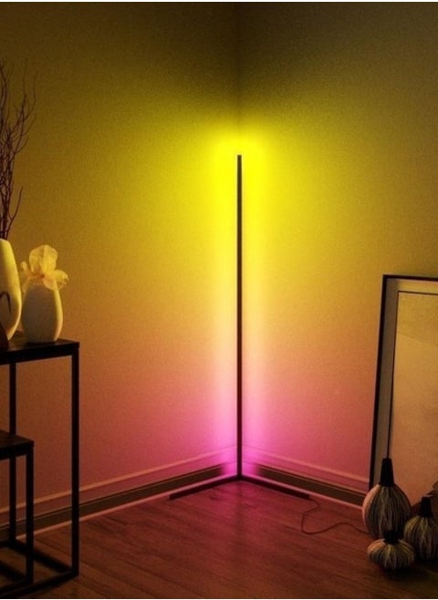 LED Corner Lamp Lighting Remote Control Multicolour 142Cm