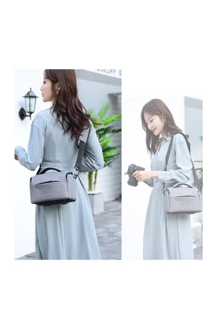 Camera Bag Padded Camera Shoulder Bag for Photographers, Waterproof Camera Bags  Cases for SLR DSLR, Lenses, Accessories - Image 2