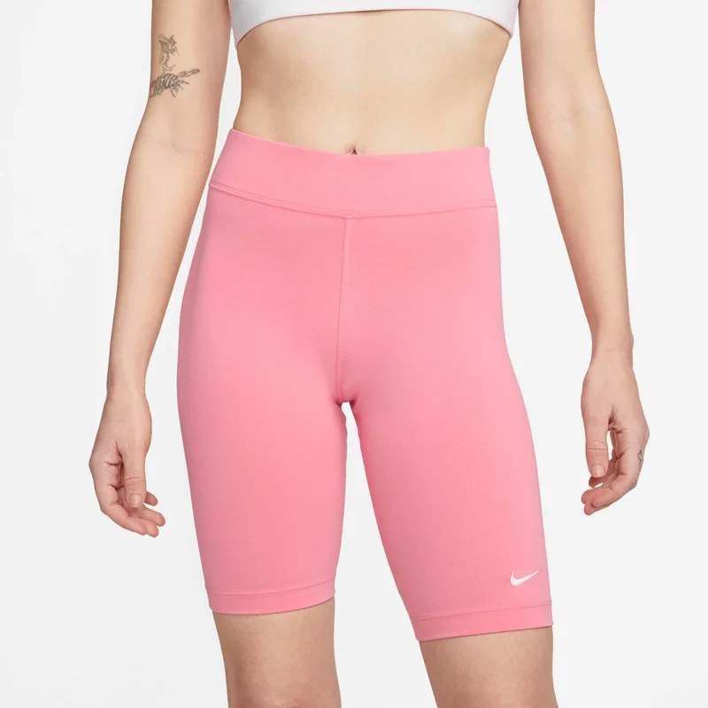 Nike Women's Sportswear Essential Mid-Rise Biker Shorts