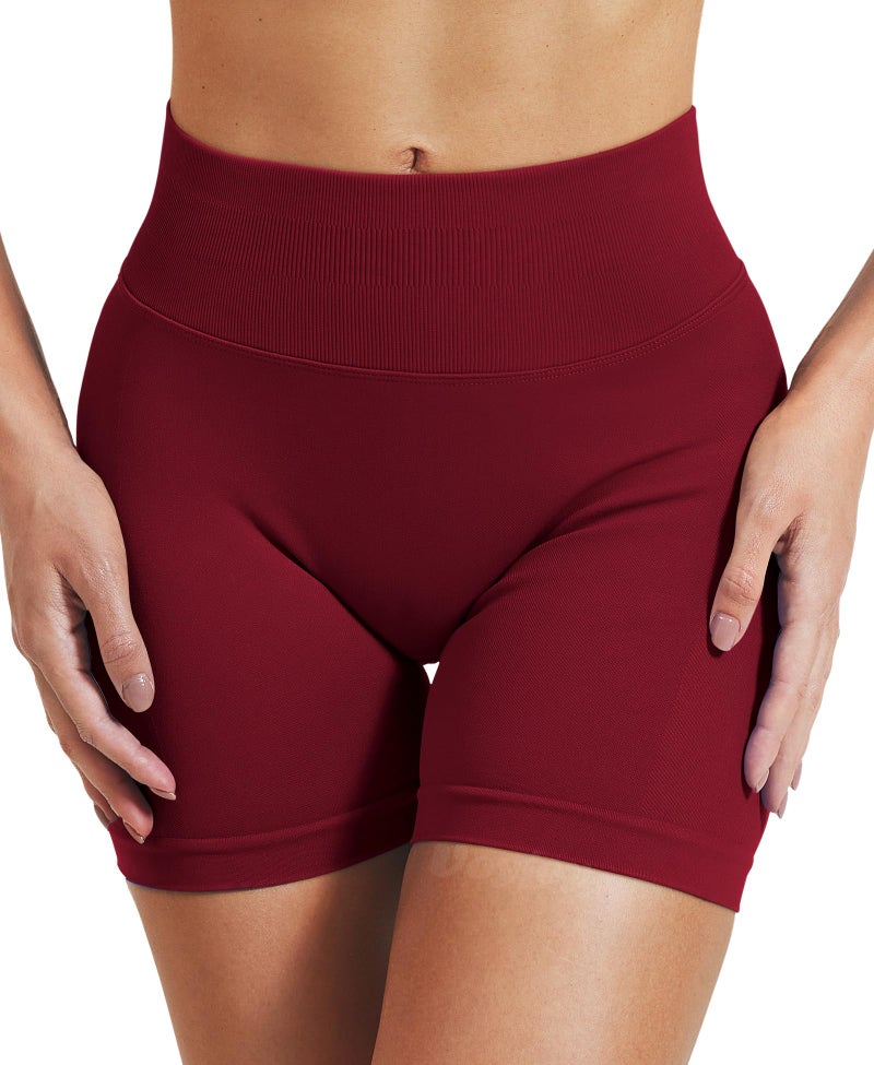 VOYJOY Women Workout Impact Shorts 2.5"/ 3.6"/ 4.5"/ 6" Scrunch Butt Lifting Gym Seamless Booty Biker Shorts - Image 3