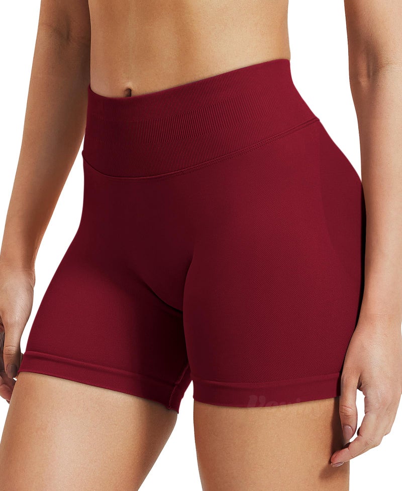 VOYJOY Women Workout Impact Shorts 2.5"/ 3.6"/ 4.5"/ 6" Scrunch Butt Lifting Gym Seamless Booty Biker Shorts - Image 5