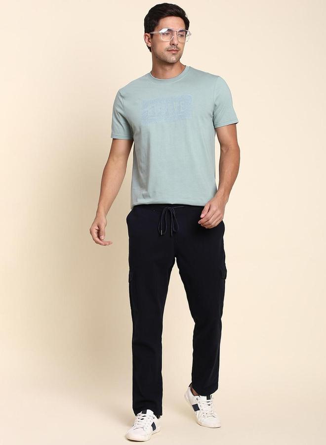 دينيس لينغو بنطلون كارغو كاجوال سادة بخصر متوسط من دينيس لينجو - Image 3