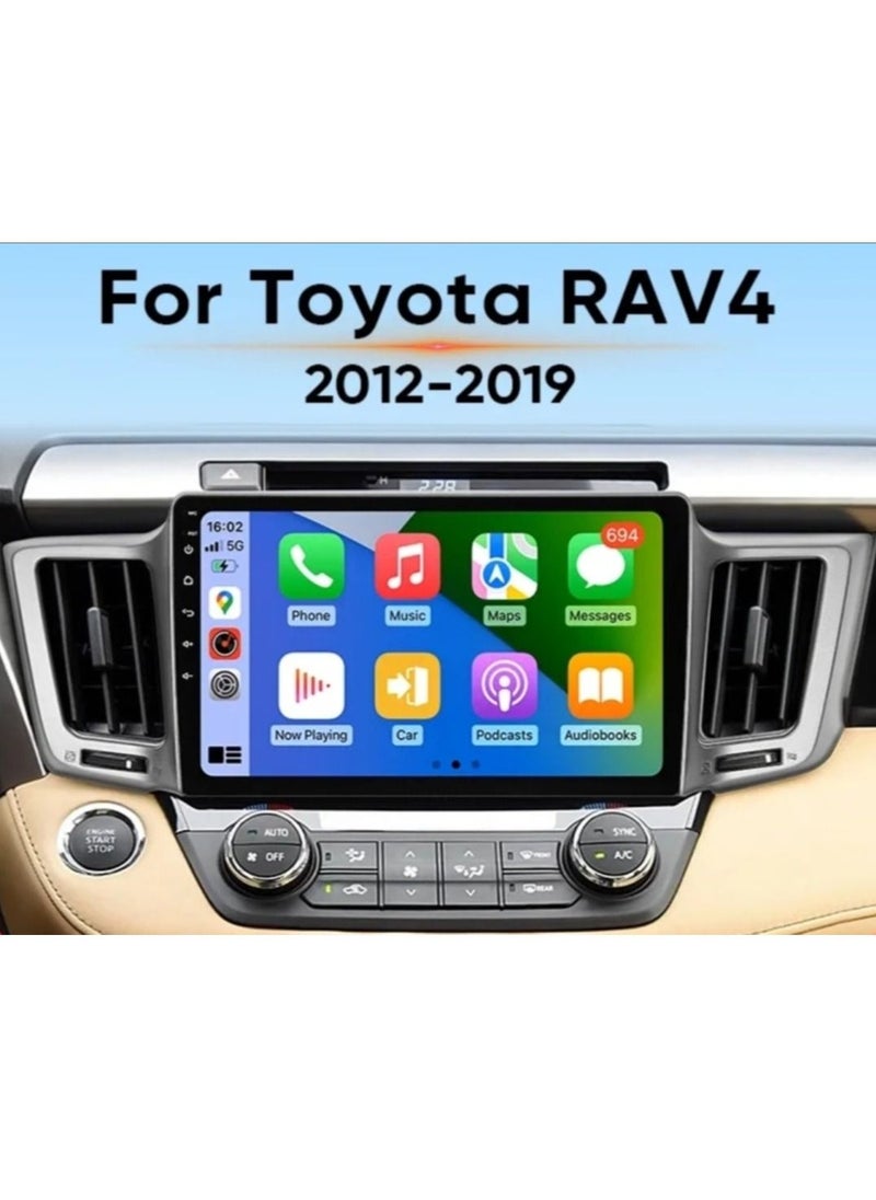 رايموس - شاشة Android لـ RAV4 4GB RAM تدعم Apple Carplay Android Auto Wireless QLED AHD دعم بطاقة SIM - Image 1