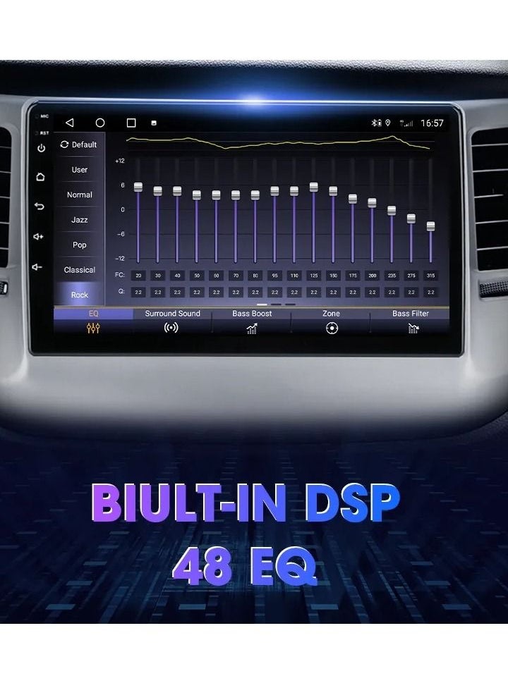 رايموس - شاشة Android لـ RAV4 4GB RAM تدعم Apple Carplay Android Auto Wireless QLED AHD دعم بطاقة SIM - Image 1