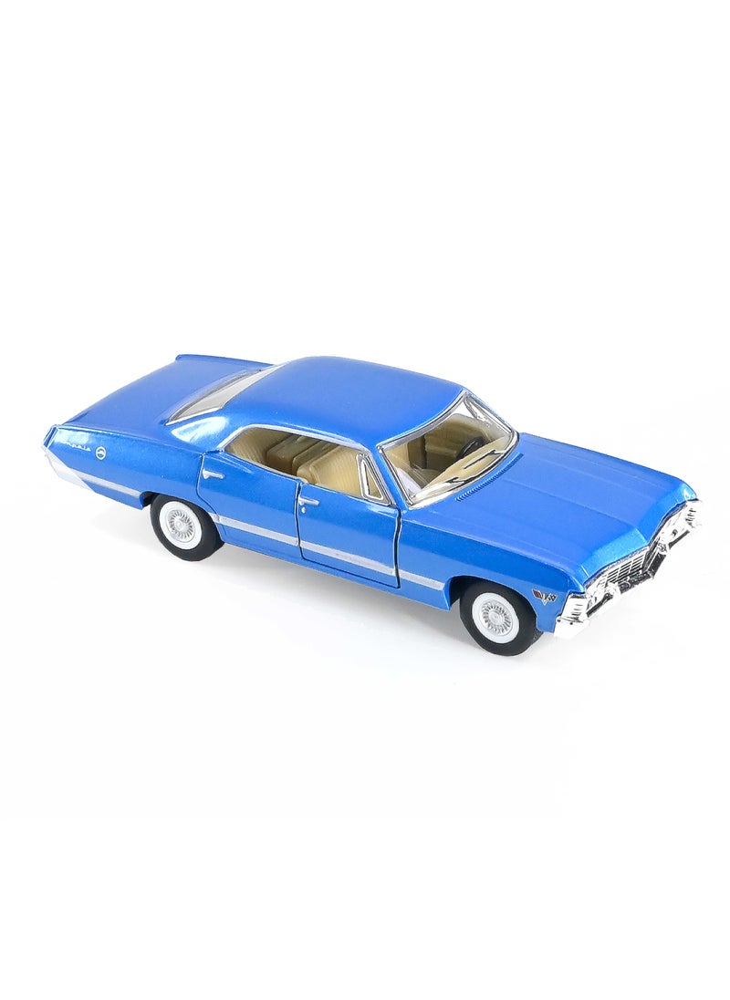 Kinsmart Pull Back Action 1:40 Scale 1967 Chevrolet Impala Doors Openable Collectible Diecast Metal Toy Car  - Image 2