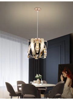 Best Power Modern LED Chandelier 6208 – 60W Pendant Light with 3 Lighting Modes & 80CM Adjustable Length – Contemporary Ceiling Light for Living Room, Dining Room, Bedroom – Elegant Acrylic Design  - Image 1
