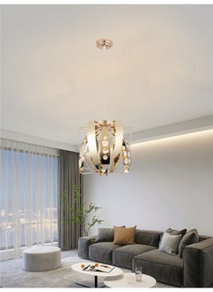 Best Power Modern LED Chandelier 6208 – 60W Pendant Light with 3 Lighting Modes & 80CM Adjustable Length – Contemporary Ceiling Light for Living Room, Dining Room, Bedroom – Elegant Acrylic Design  - Image 2