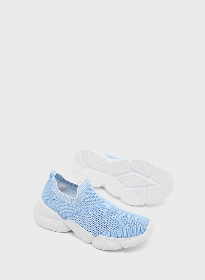 Ginger Knitted Pull On Sneaker