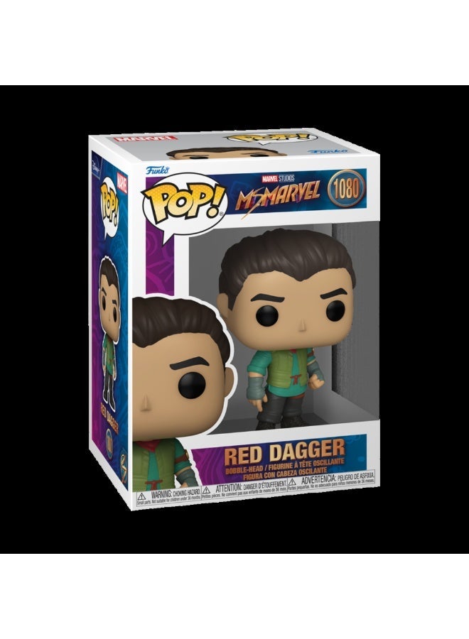 Funko فانكو بوب! مارفل: السيدة مارفل - شخصية فينيل خنجر أحمر - Image 1