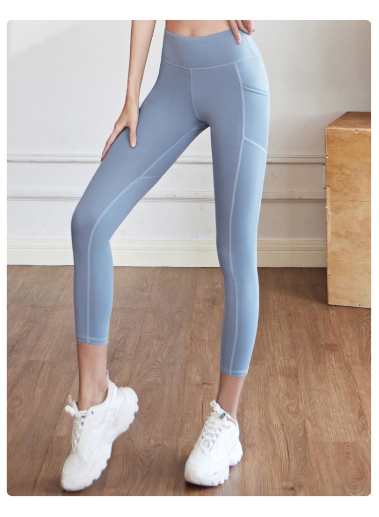 Seamless Yoga Pants Leggings Fashion Pocket Stretch Gym Running Wear Sportswear Track And Field Leggings  - Image 1