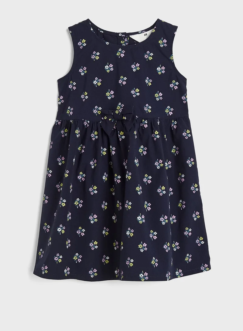 H&M Kids Floral Print Midi Dress