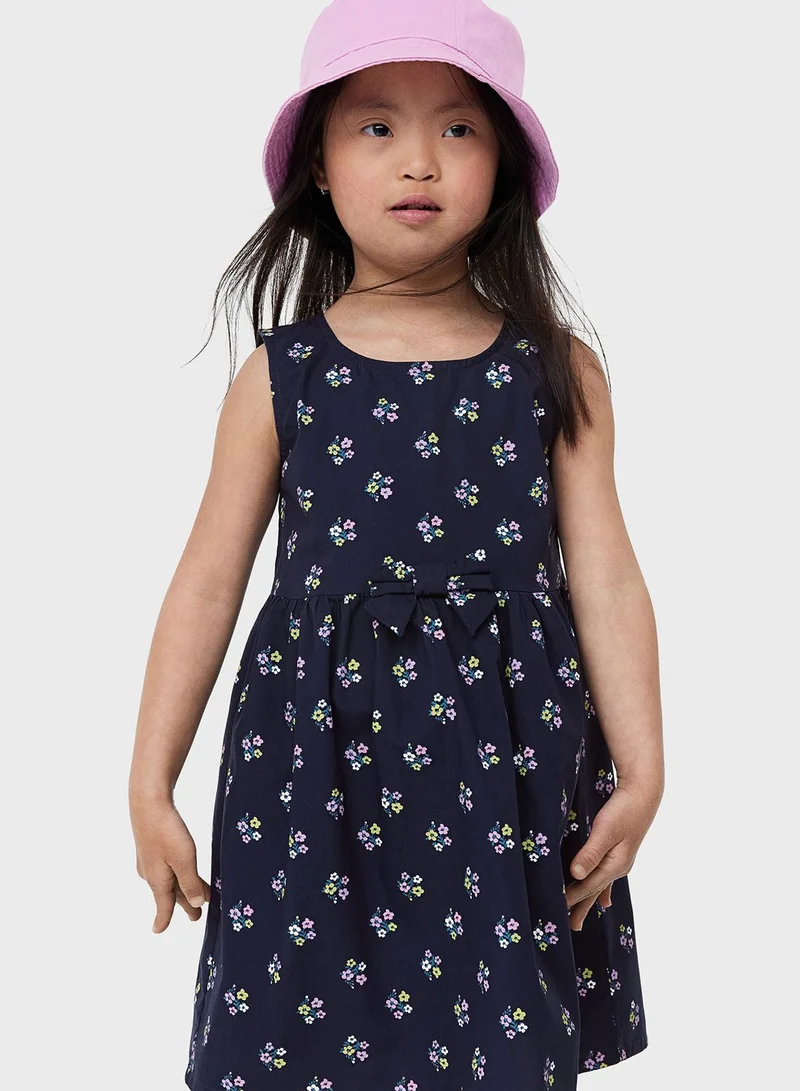 H&M Kids Floral Print Midi Dress
