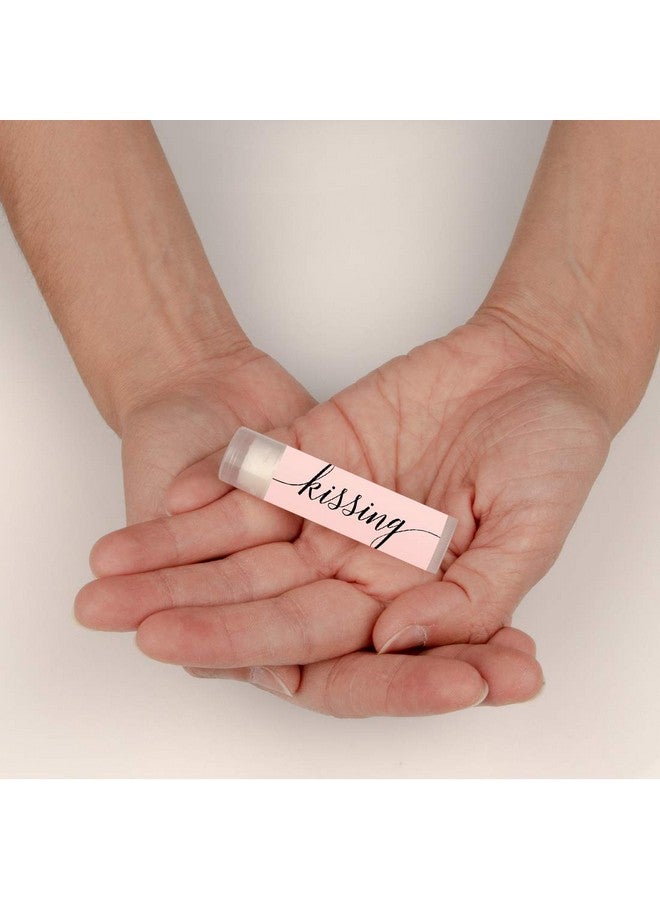 Andaz Press Blush Pink Rose Elegant Bridal Shower Engagement Party Collection Lip Balm Chapstick Favors Kissing The Single Life Goodbye 12Pack Bridal Shower Bachelorette Party Favors Decor - Image 3