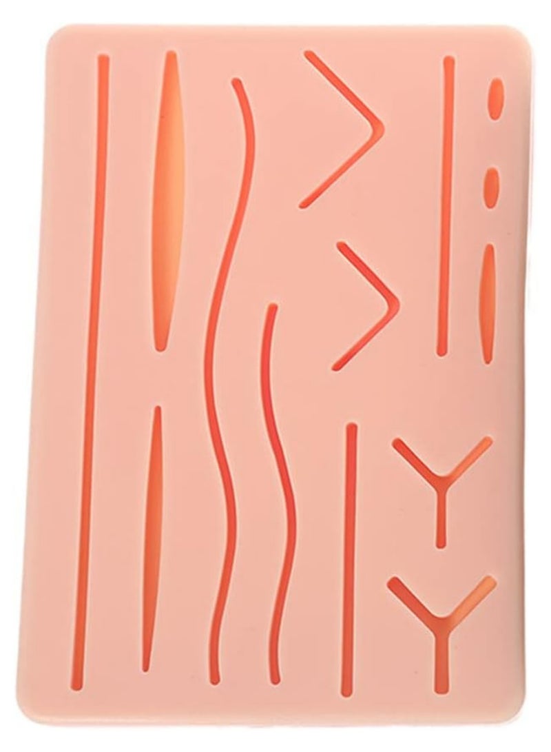 تنم وسادة تدريب على الخياطة الجراحية مع جروح مسبقة القطع للتدريب الطبي والطلابي قابلة لإعادة الاستخدام - Image 1