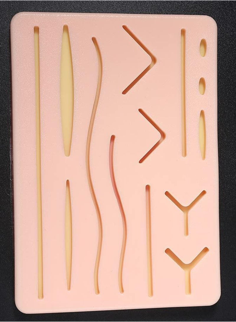 تنم وسادة تدريب على الخياطة الجراحية مع جروح مسبقة القطع للتدريب الطبي والطلابي قابلة لإعادة الاستخدام - Image 3